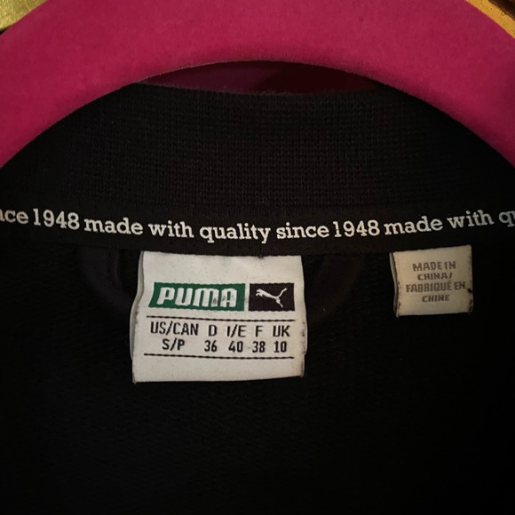 Black and Gold Puma Sweater - Picture 5 of 6